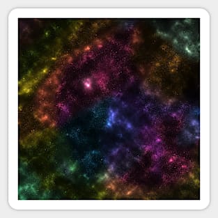 Neon Galaxy Sticker